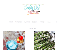 Tablet Screenshot of dailydishrecipes.com